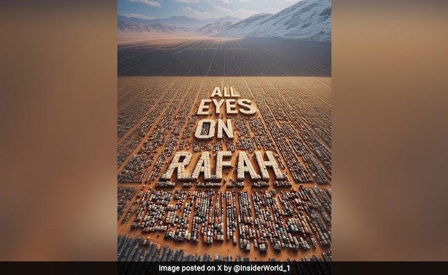 Foto de ‘All Eyes On Rafah’ gerada por IA criticada por ter sido ‘removida da realidade’