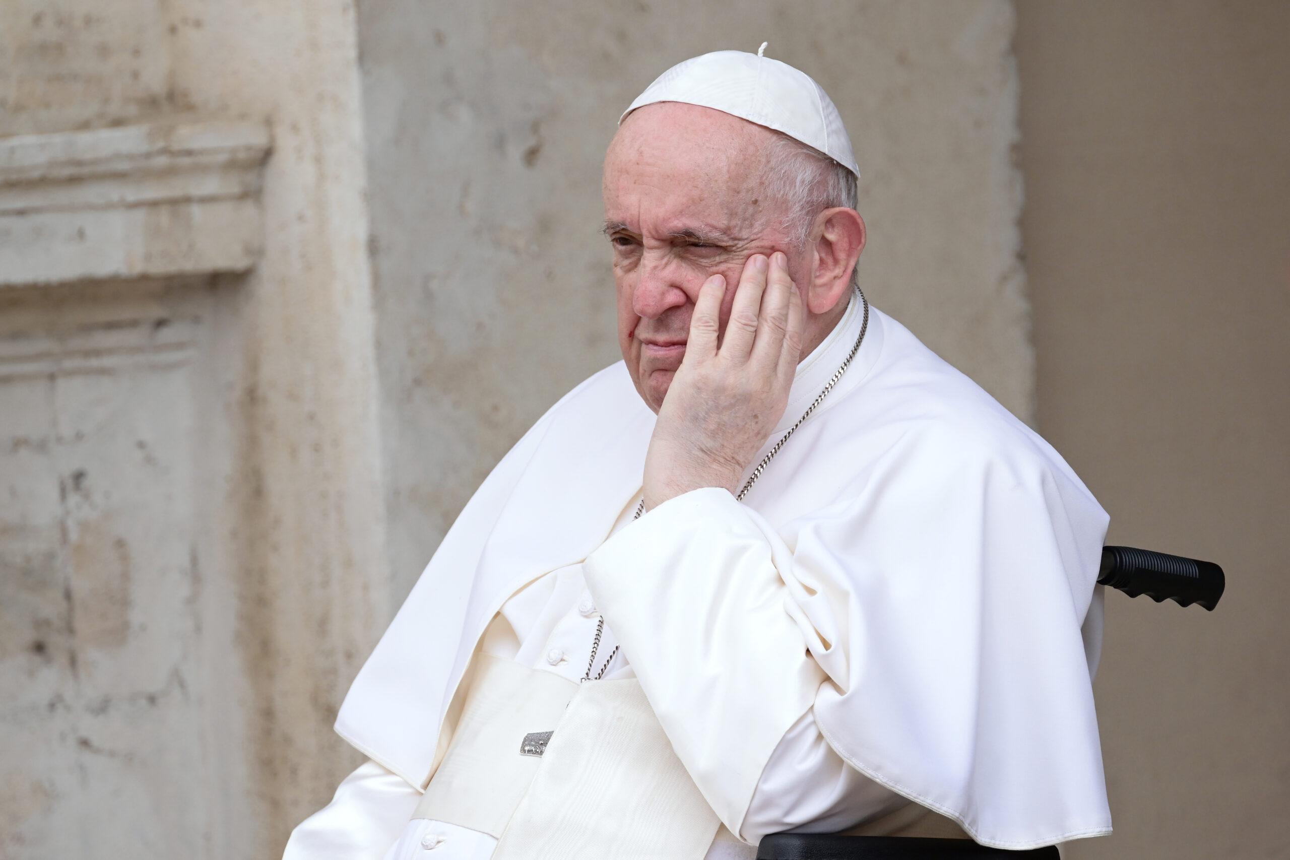 O Papa Francisco encontrou-se com cerca de 160 crianças da instituição de acolhimento Sant'Alessio-Margherita di Savoia para cegos, deficientes visuais ou com outras deficiências e um grupo de crianças refugiadas da Ucrânia4 de junho de 2022