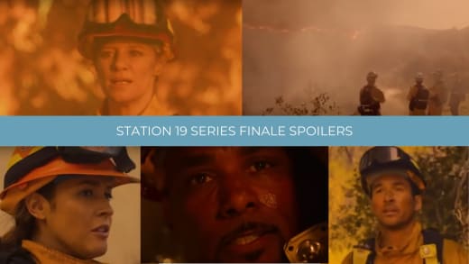 Station 19, temporada 7, episódio 19, final da série, colagem de spoilers