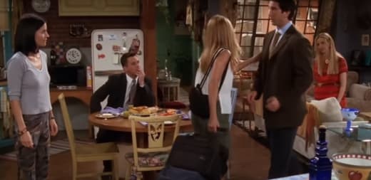 Os personagens principais de Friends menos Joey