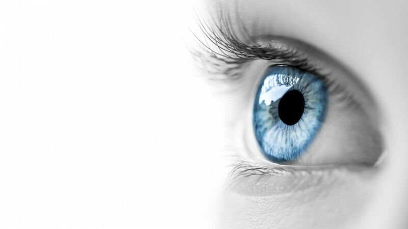 Os olhos azuis devem sua cor ao efeito Tyndall