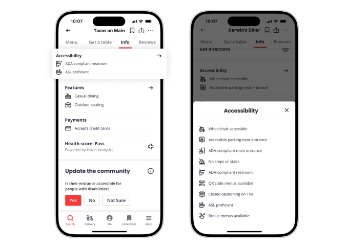 As empresas no Yelp agora podem adicionar atributos mais acessíveis.