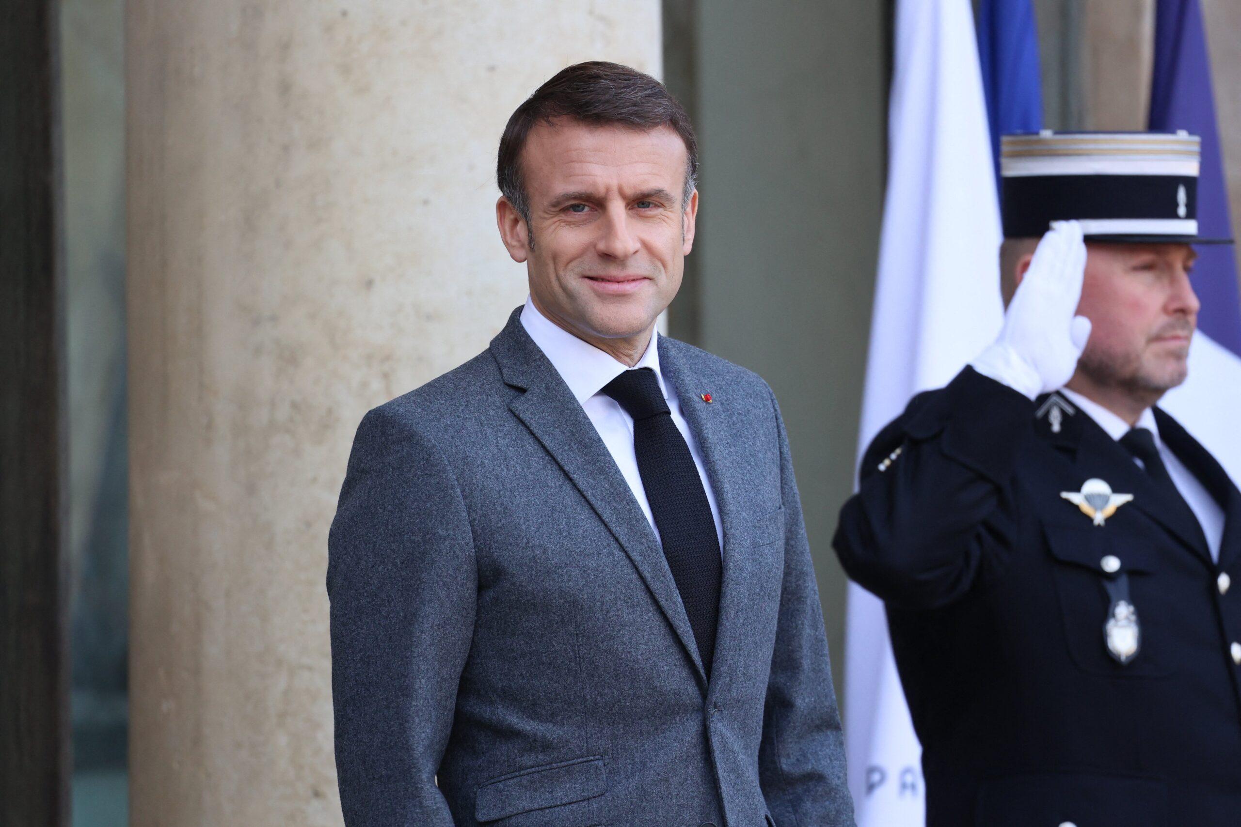 Emmanuel Macron recebe HUN Manet, Primeiro Ministro do Reino do Camboja