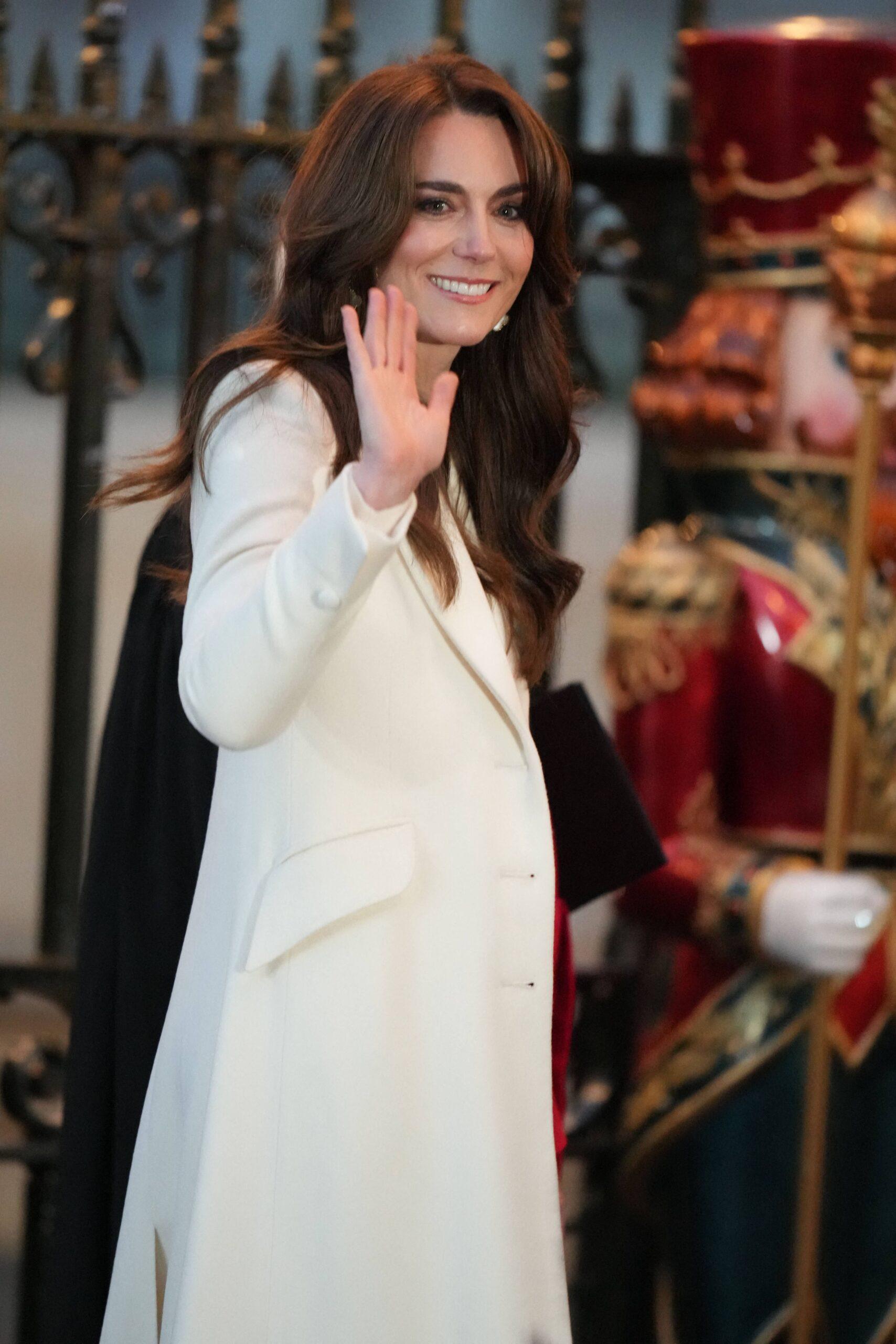 Kate Middleton no culto The Together At Christmas Carol