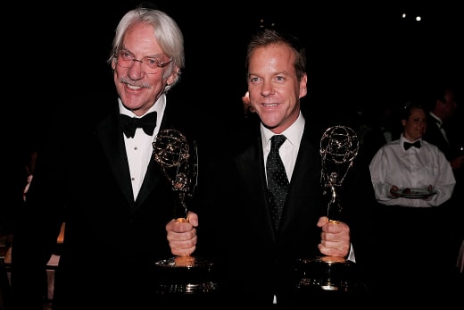 Donald Sutherland e Kiefer Sutherland Emmys 2006