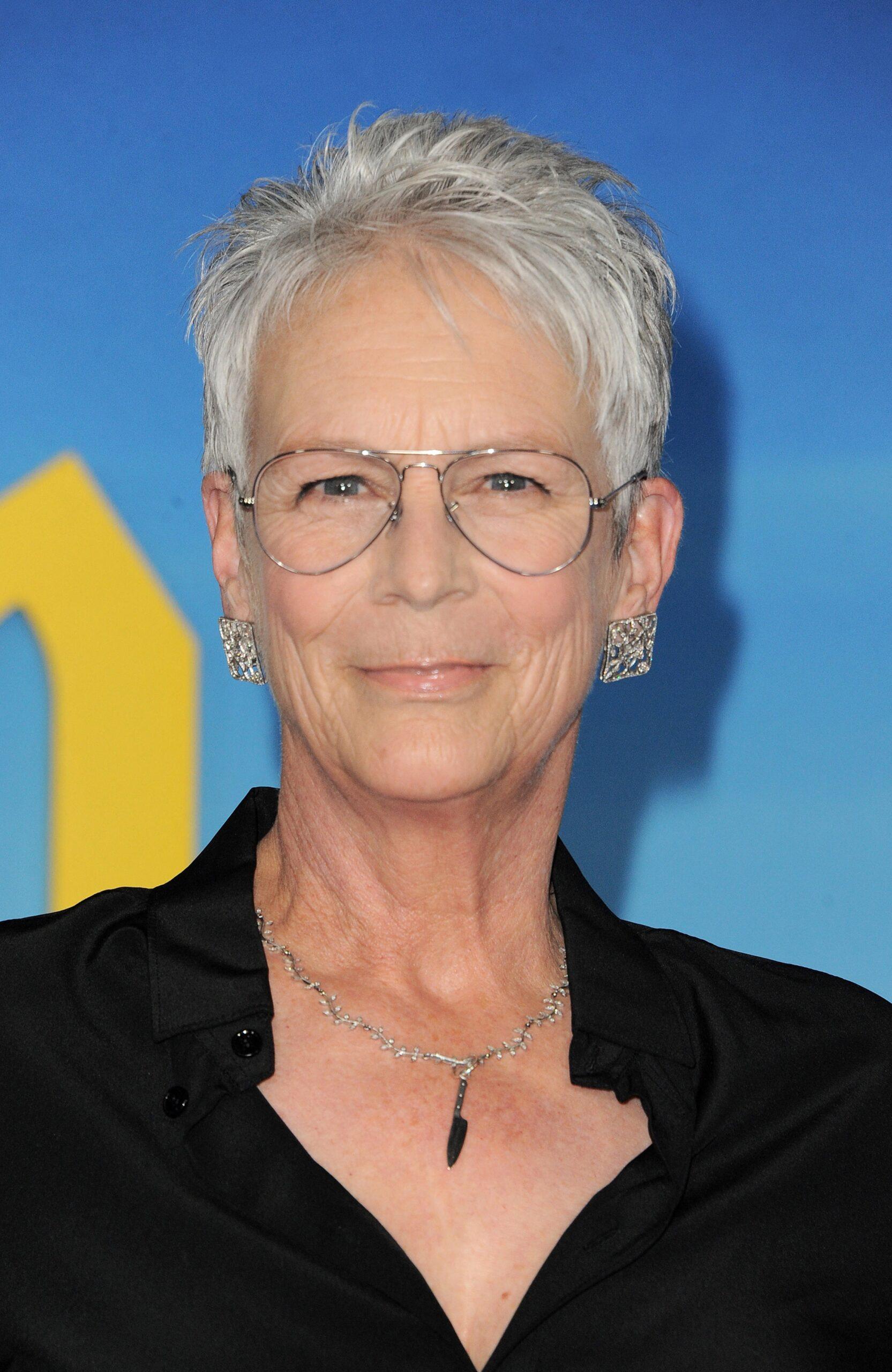 Jamie Lee Curtis na estreia em Los Angeles de 'Glass Onion: A Knives Out Mystery' da Netflix