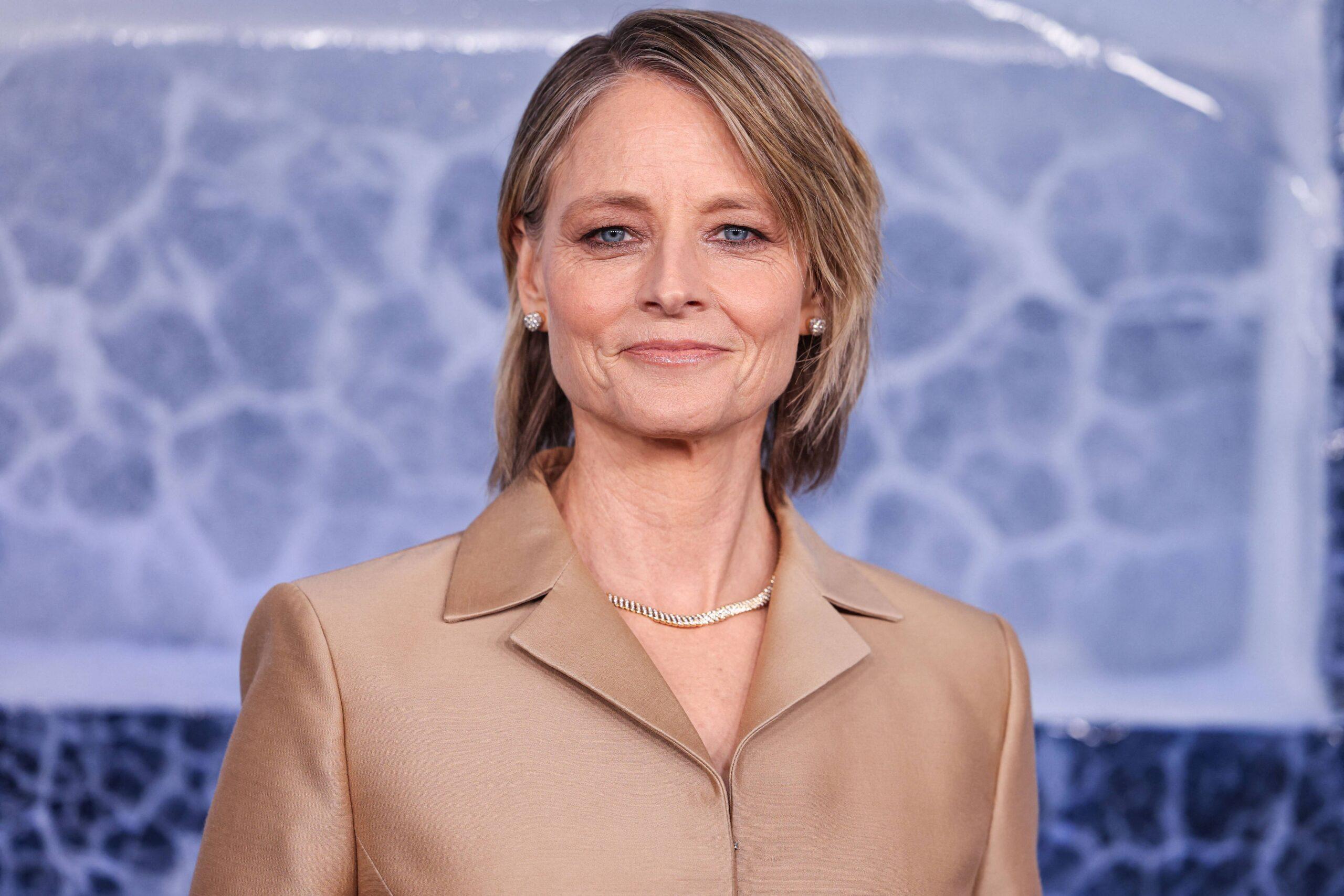 Jodie Foster na estreia da 4ª temporada de 'True Detective: Night Country' da HBO em Los Angeles