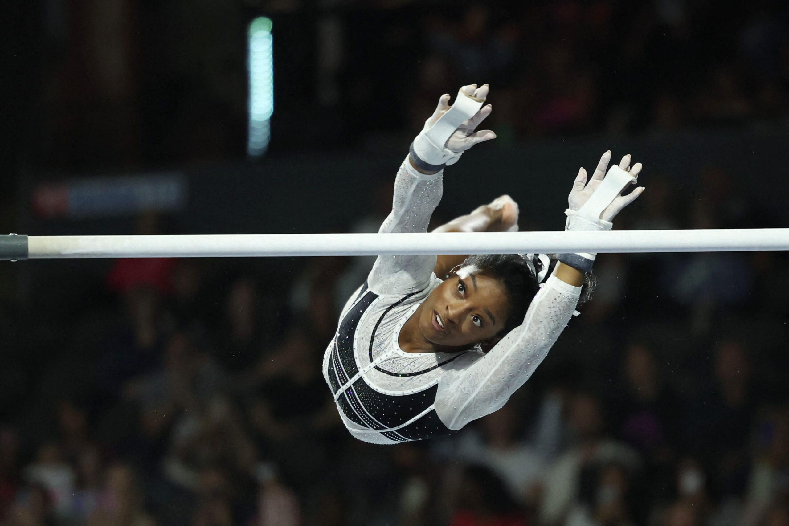 Simone Biles no Campeonato de Ginástica dos EUA de 2023