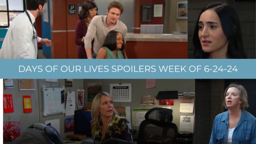 Spoilers da semana de 24/06/24 - DOOL S59 E212 - Dias de nossas vidas