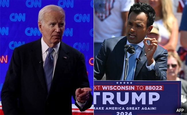 'Democrata serviu um velho como...': Vivek Ramaswamy ataca Joe Biden