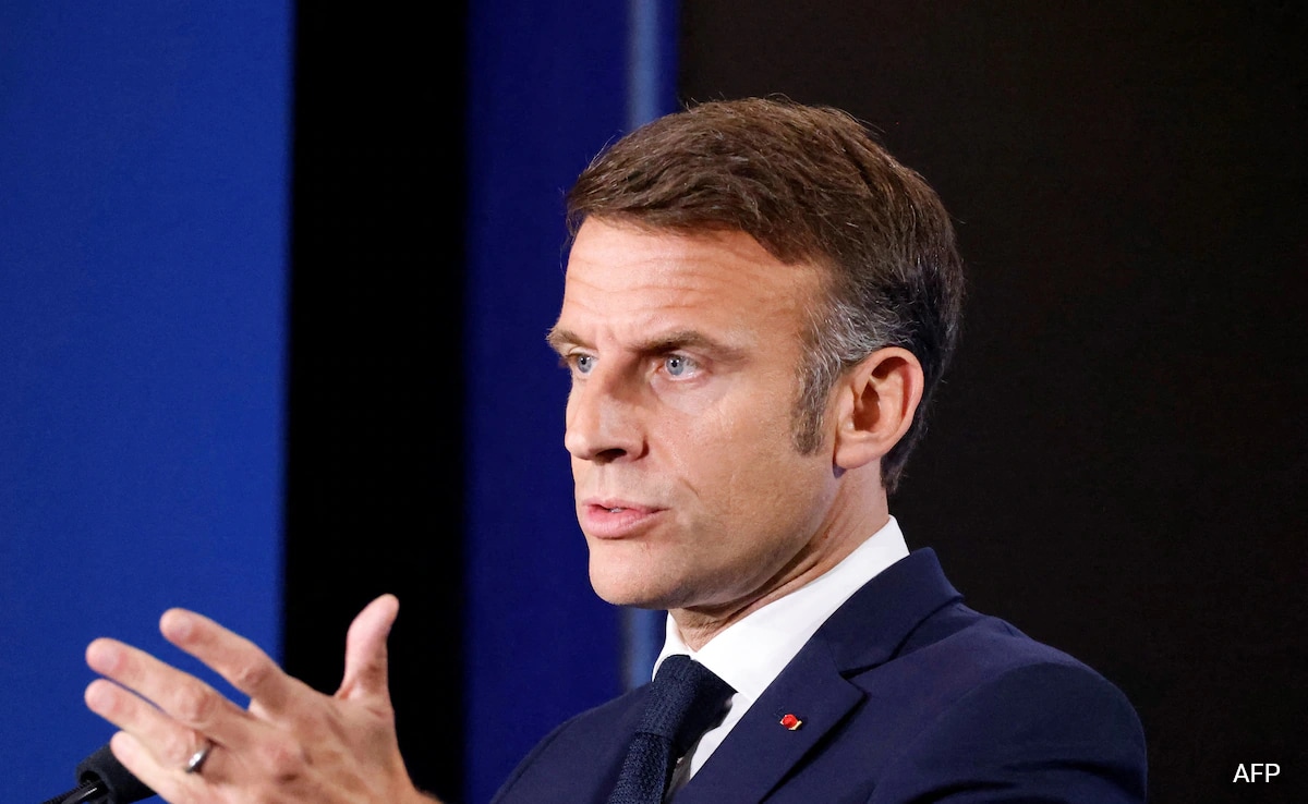 Macron diz que a França continuará a apoiar a Ucrânia