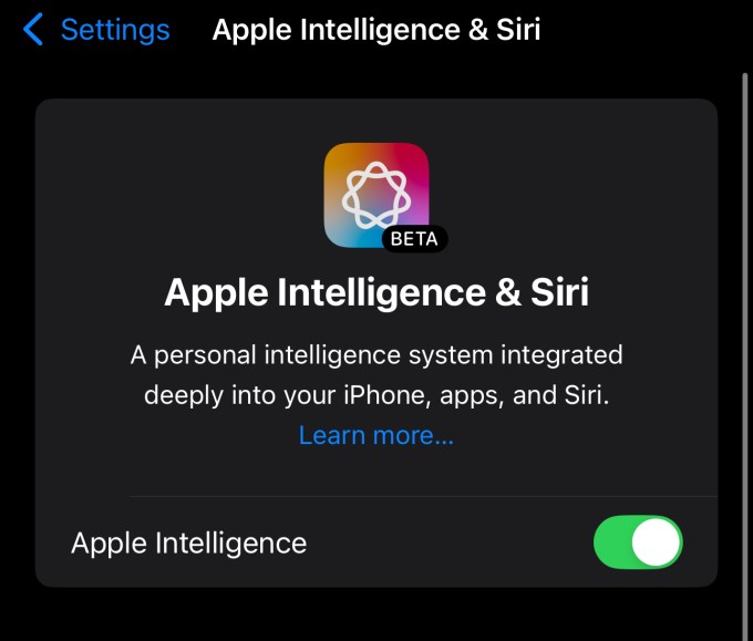 Como habilitar o Apple Intelligence no seu iPhone