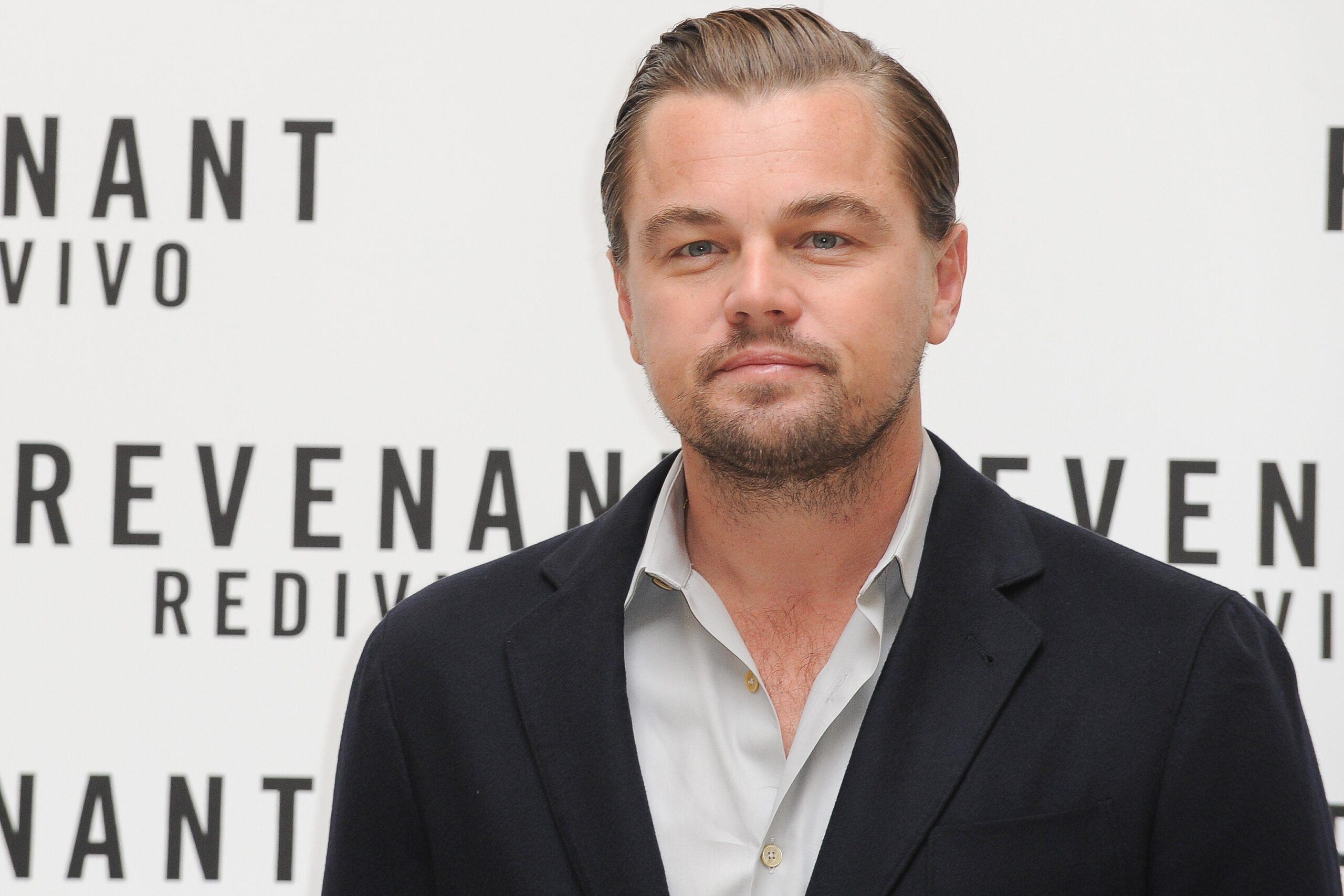 Leonardo DiCaprio na sessão de fotos do filme Revenant