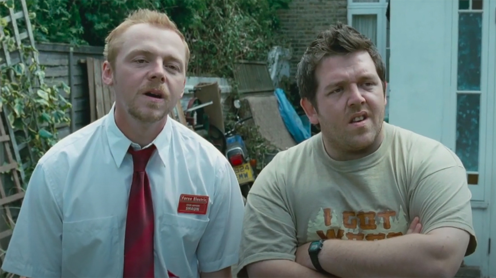 A única fala em Shaun of the Dead que foi alterada para o público americano