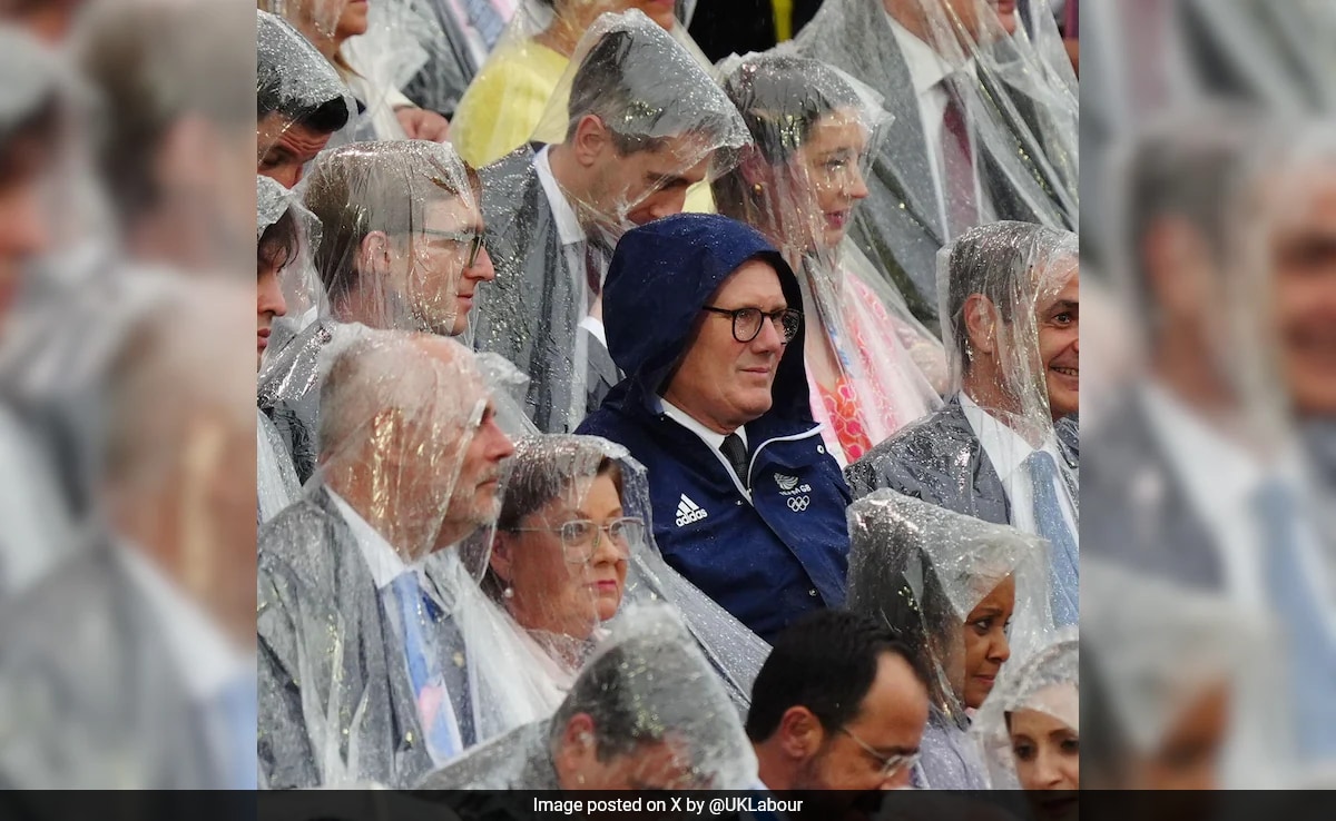 "É britânico. Estamos acostumados a chover": PM do Reino Unido ignora foto das Olimpíadas de Paris