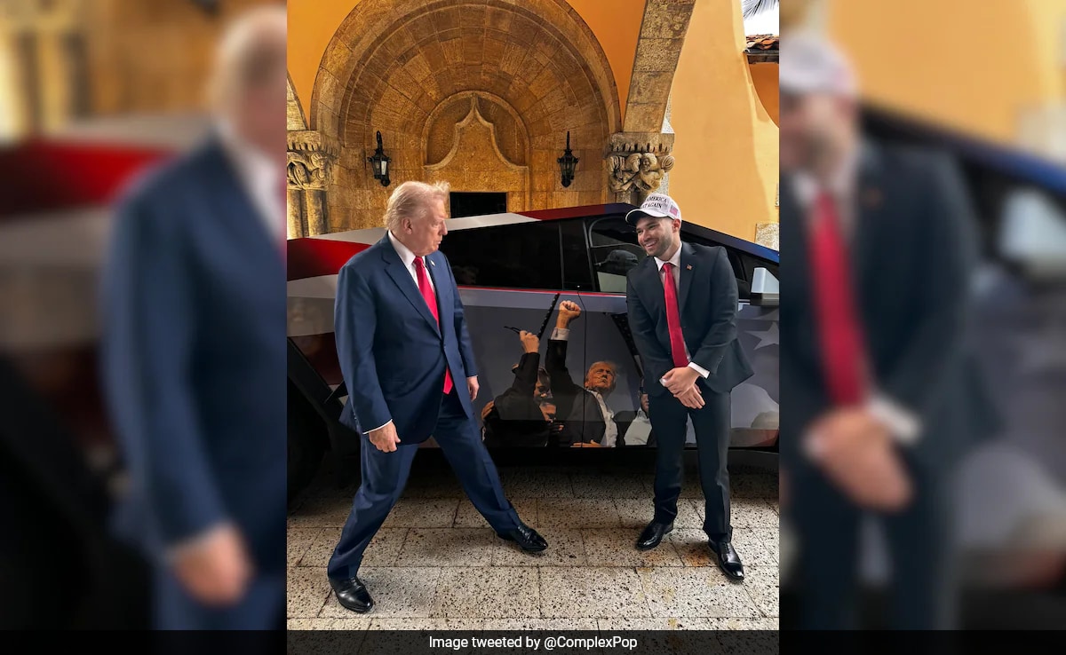 Assista: Influenciador polêmico dos EUA presenteia Donald Trump com um Tesla Cybertruck, Elon Musk reage