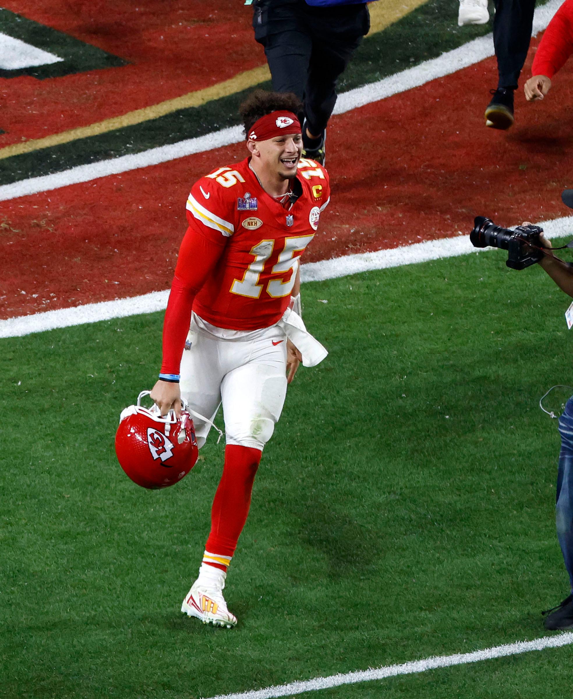 Patrick Mahomes no Super Bowl LVIII 11 DE FEV