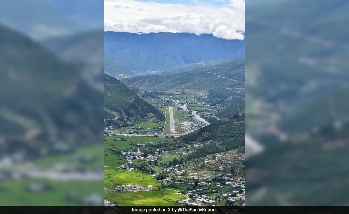 Apenas 50 pilotos estão qualificados para pousar neste aeroporto desafiador