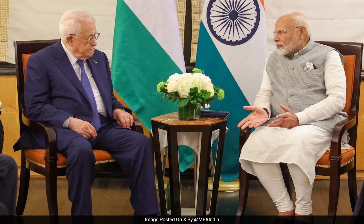 PM Modi se reúne com presidente palestino e expressa "profunda preocupação" sobre Gaza