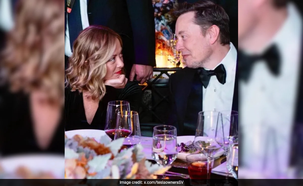 "Não estamos namorando": Elon Musk após foto com Giorgia Meloni se tornar viral