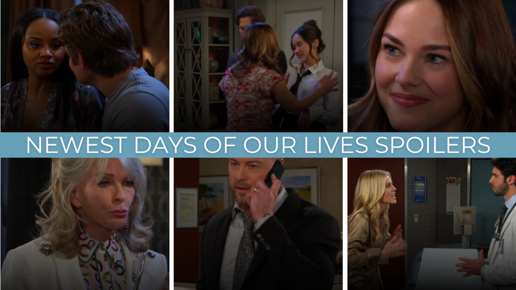 Colagem de fotos de spoilers de Days of Our Lives para a semana de 30/09/24