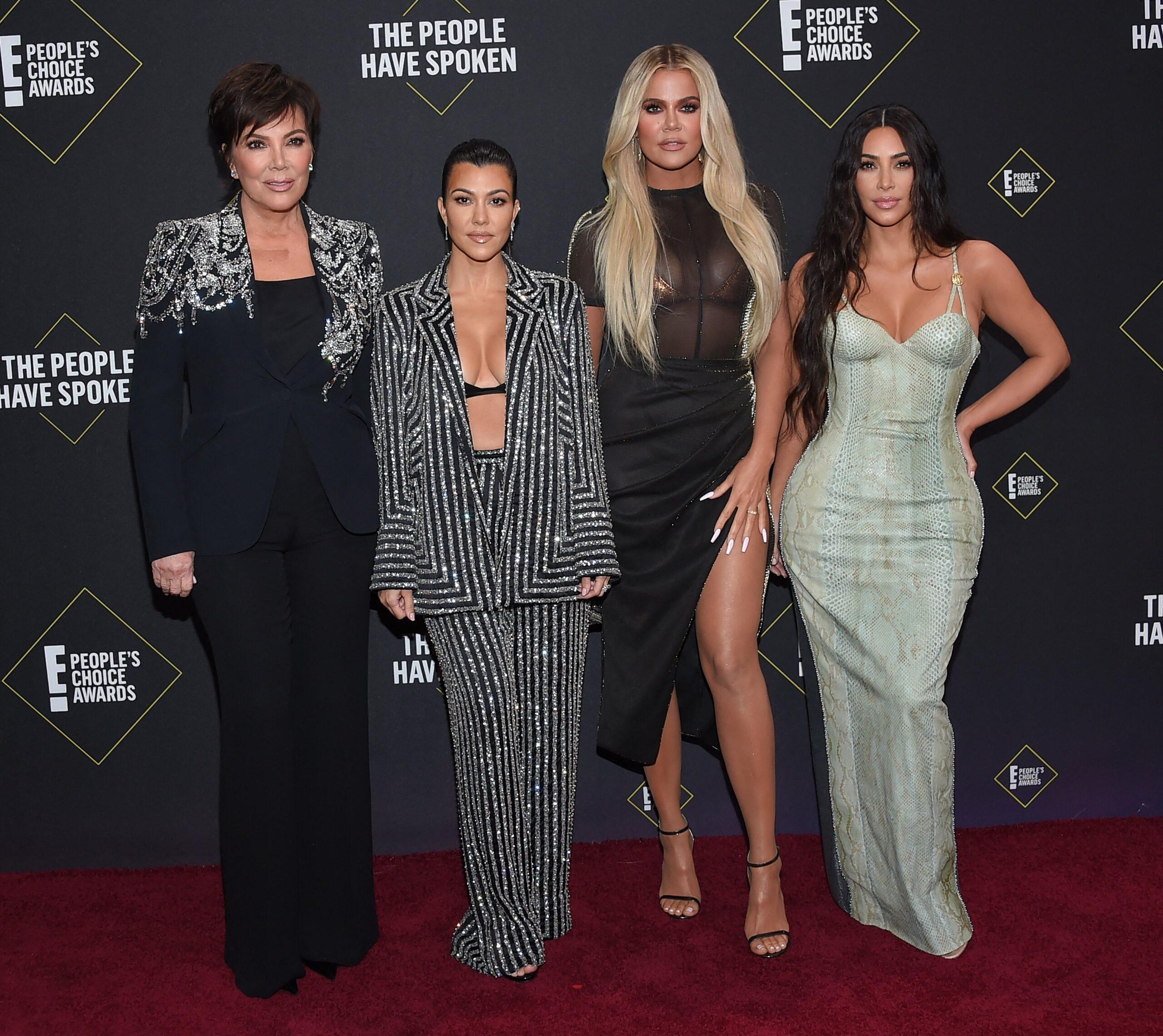 As Kardashians comparecem ao E! People's Choice Awards de 2019