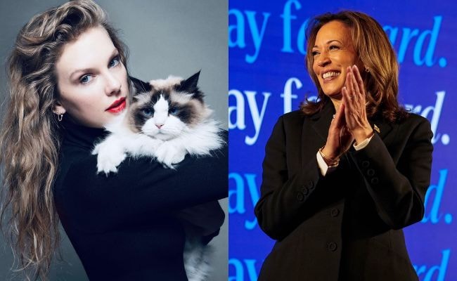 Postagem de Taylor Swift no Instagram apoiando Kamala Harris atrai 9 milhões de 'curtidas'