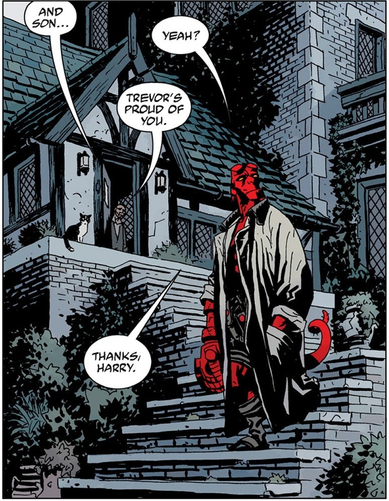 Chamadas da escuridão de Hellboy