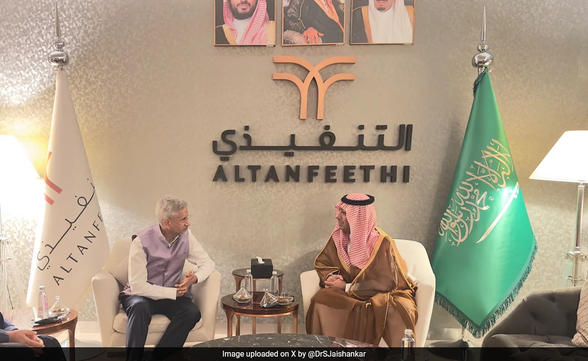 Encontro-chave do Golfo de S Jaishankar na Arábia Saudita em meio ao grande avanço da Índia no Oriente Médio