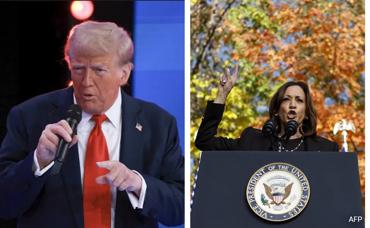 Harris, Trump Barnstorm Key State Michigan, onde as pesquisas dizem que estão empatados