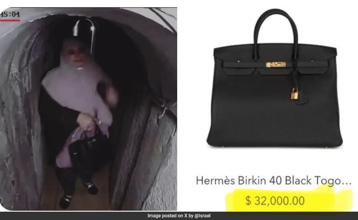 Vídeo: A esposa de Yahya Sinwar é vista com uma bolsa Hermes de 26 Lakhs no túnel de Gaza