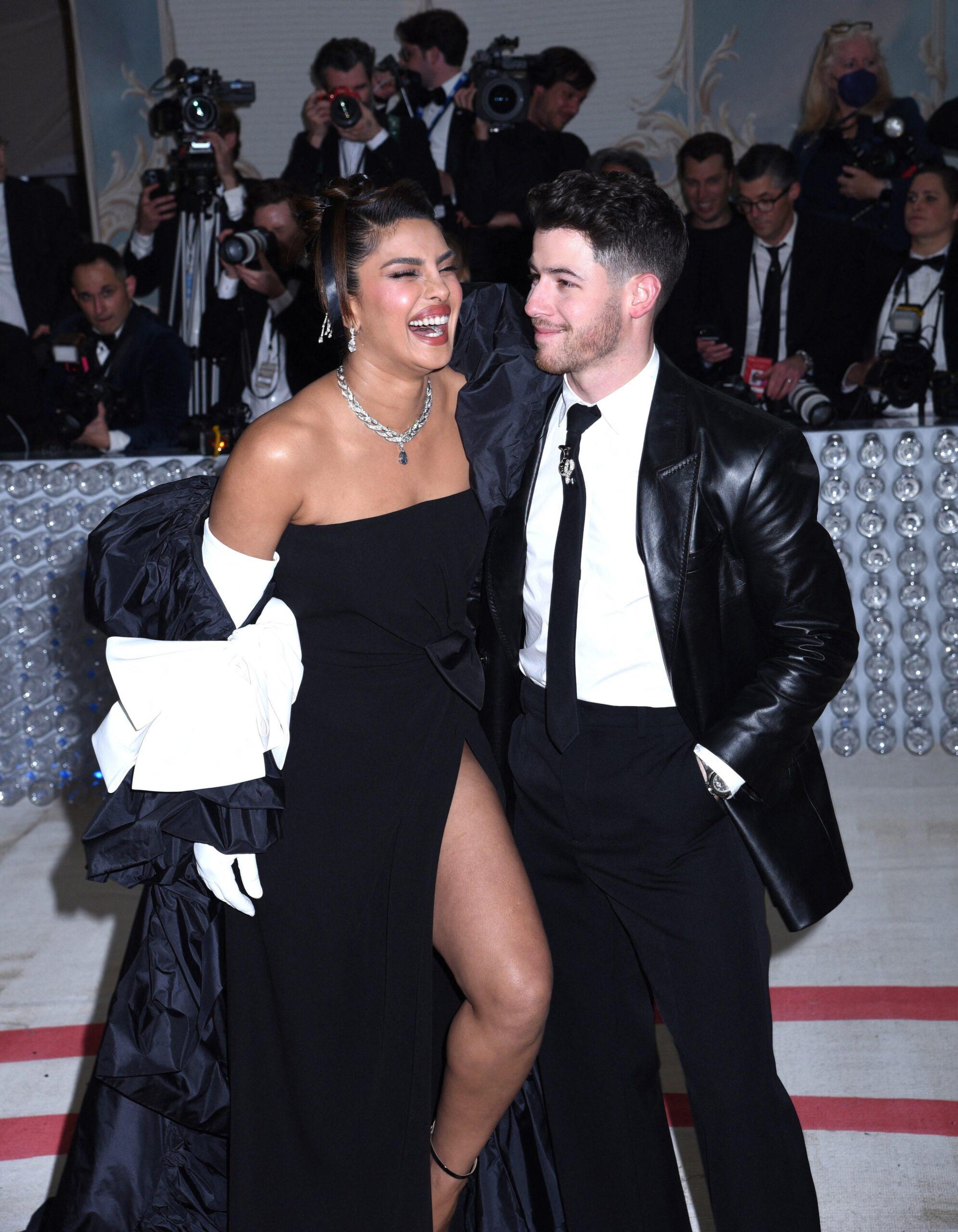 Priyanka Chopra e Nick Jonas no Met Gala 2023