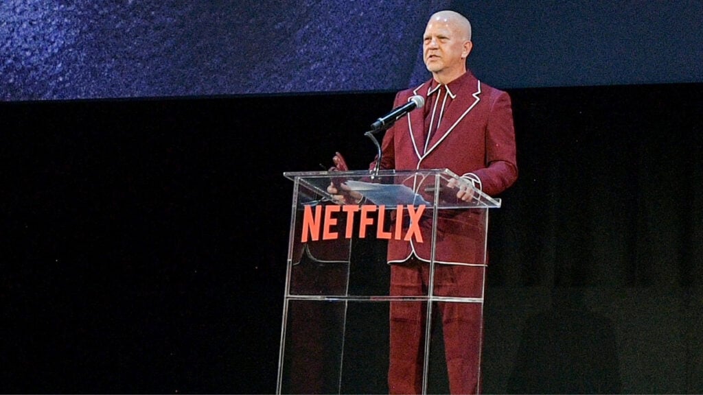 Ryan Murphy na estreia da segunda temporada de Monstros na Netflix.