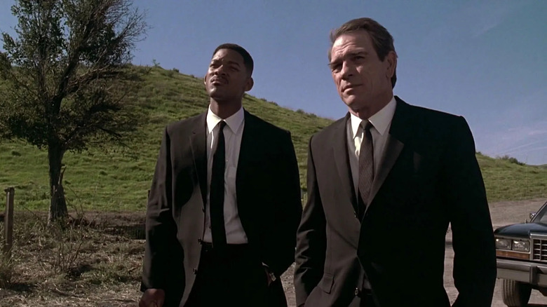 Will Smith e Tommy Lee Jones em Homens de Preto