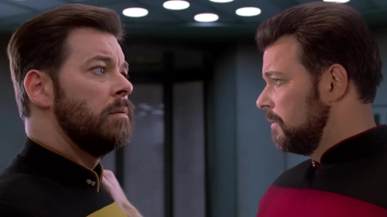 Jonathan Frakes em Star Trek: a próxima geração