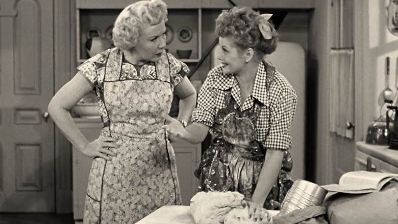 Vivian Vance e Lucille Ball em I Love Lucy