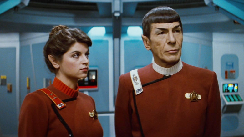 Star Trek II: A Ira de Khan, Saavik, Spock