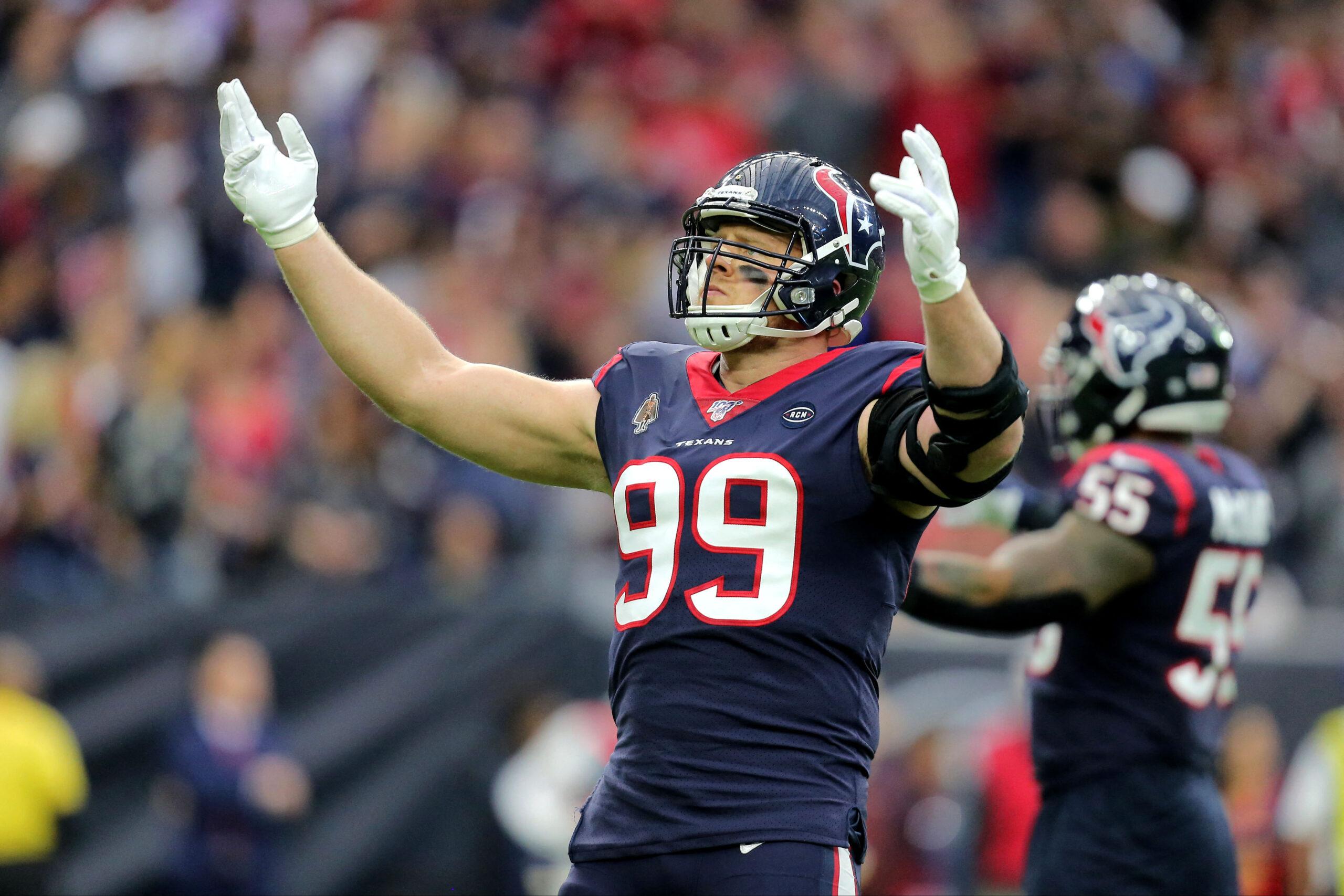 JJ Watt durante o AFC Wild Card 2019