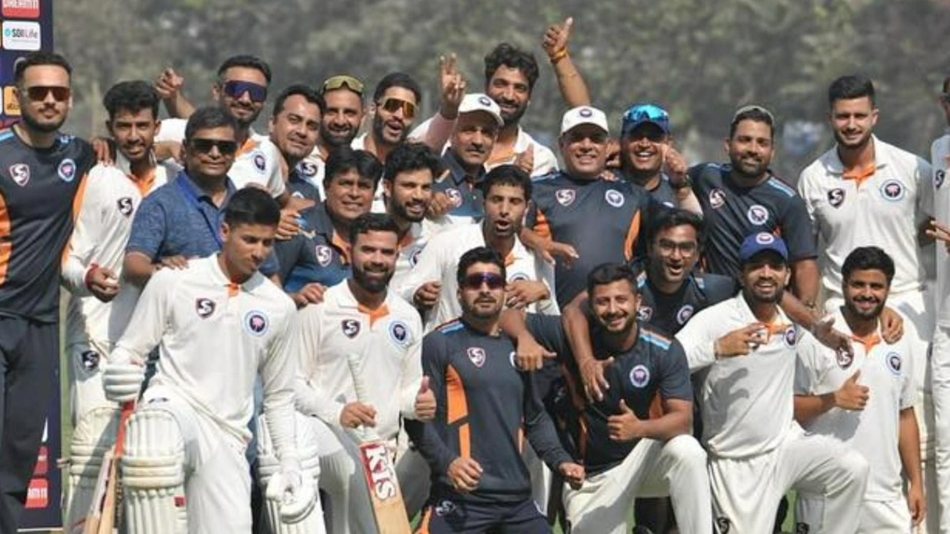 Primeira vez em 80 anos: Ranji Trophy Side Stitch Five Century fica em um turno | Notícias de críquete hoje
