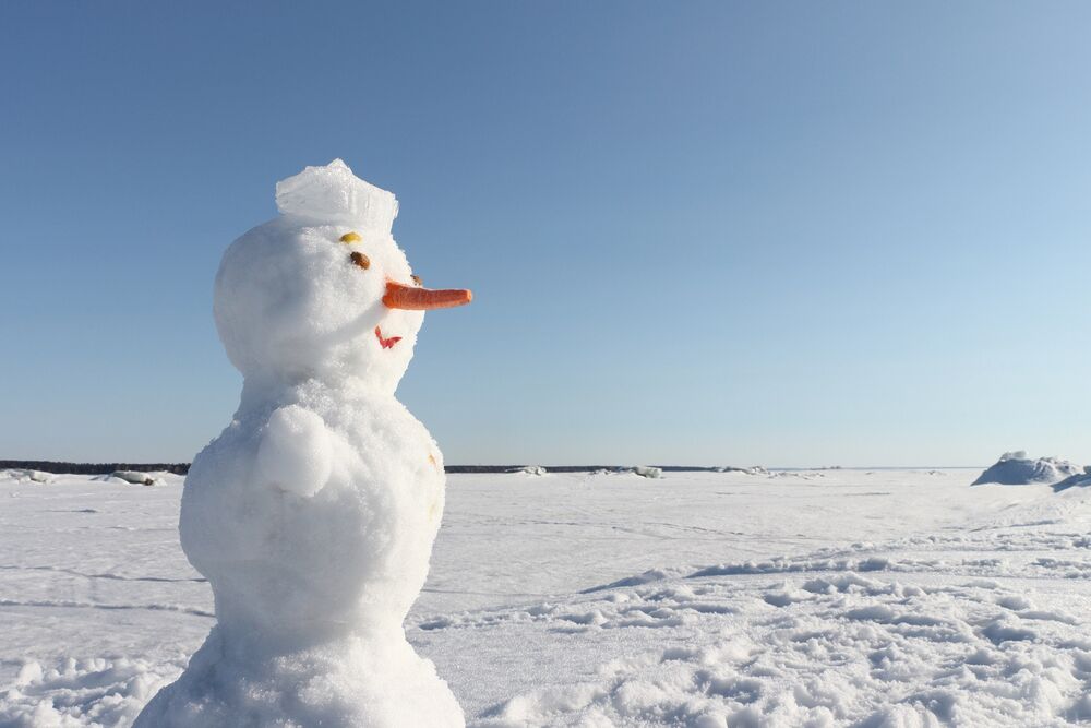 A neve não é branca