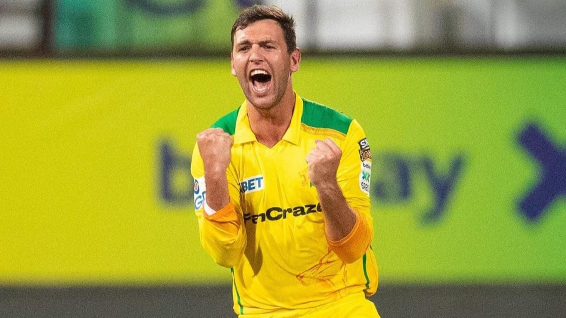 África do Sul Internacional muda de goleiro para lançador no meio do jogo para conquistar o postigo principal no SA20