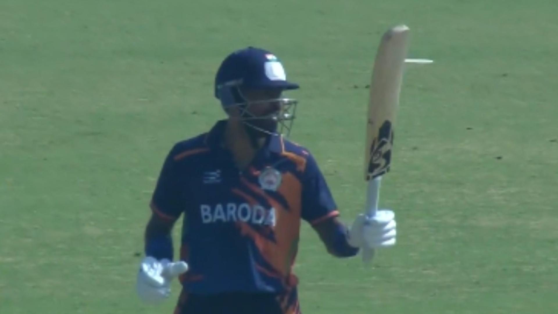 66 a 100 em seis bolas: India Star quebra a primeira lista de um século de carreira de 11 anos | Troféu Vijay Hazare 2025/26