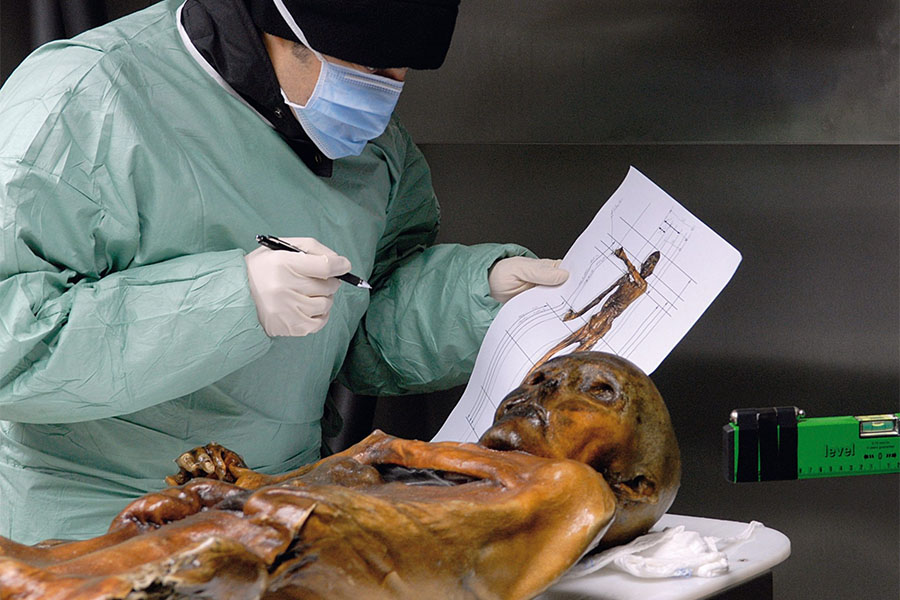 A múmia de Ötzi, o Homem de Gelo, era um potencial “transmissor” de cancro