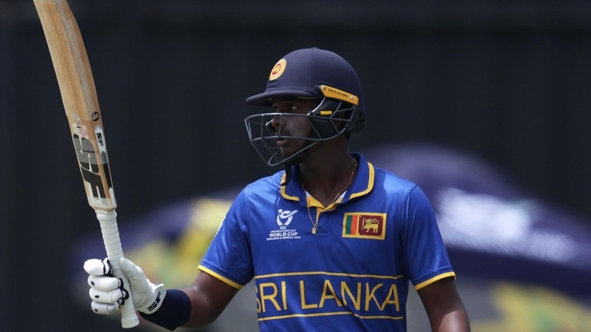 A estreia no Sri Lanka ultrapassa a pontuação recorde da Copa do Mundo Sub-19 após compartilhar a maior parceria com o YODI de todos os tempos